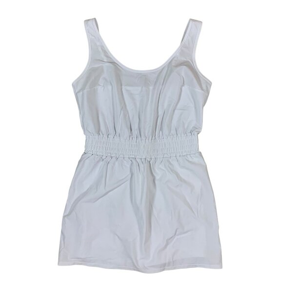 Abercrombie & Fitch Dresses & Skirts - Abercrombie & Fitch White Sleeveless Smocked-Waist Dress